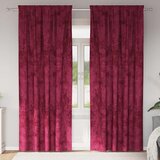  Baršunaste zavjese 2 pcs boja crnog vina 245 x 140 cm Baršun | shoptok.hr