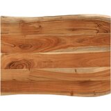 Stolna ploča 70x60x3,8 cm pravokutna bagremovo drvo živi rub | shoptok.hr