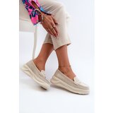 EVENTO Light Beige Women's Suede Moccasins Filidia | shoptok.hr
