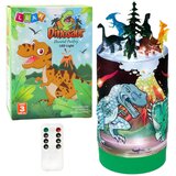 Noćna svjetiljka sa "dijamantnim" slikama dinosaura Cene