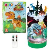 Noćna svjetiljka sa "dijamantnim" slikama dinosaura | shoptok.hr