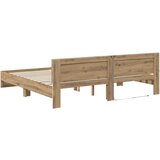  Krevetna konstrukcija Umjetnički hrast 200 x 200 cm | Eponuda.com