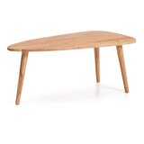 Kave Home Klubska mizica iz masivne akacije v naravni barvi 60x110,5 cm Duvani – | Shoptok.si