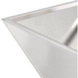 Metalna sadilica Nehrđajući čelik 40 x 40 x 15 cm | shoptok.hr