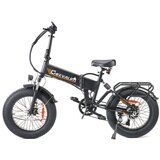Cheevalry Zložljiva električna kolesa CF1000, 1000 W 48 V 20 Ah, za vse terene, črna, (21960254) Cene