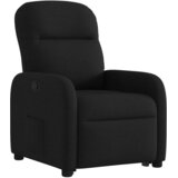  Naslonjač na podizanje od tkanine crni | shoptok.hr