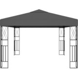  Sjenica s LED svjetlosnim trakama 3 x 4 m antracit od tkanine | shoptok.hr