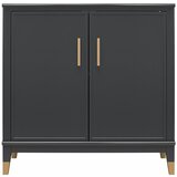 CosmoLiving by Cosmopolitan Črna omarica 84x84 cm Westerleigh – Cene
