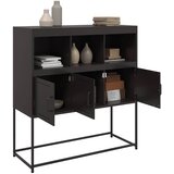  Komoda crna 100,5 x 39 x 107 cm od čelika | Shoptok.si