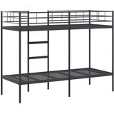  na kat bez madraca crni 75x190 cm čelik | Eponuda.com