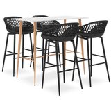  5-dijelni barski set bijelo-crni | shoptok.hr