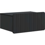  Stenski nočni omarici Črna 49 x 34,5 x 24 cm Inženirski les, (5000209586) | Shoptok.si