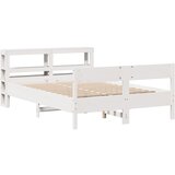 vidaXL Okvir kreveta bez madraca bijeli 160x200 cm od masivne borovine Cijene