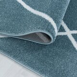 Ay Yildiz PREPROGA Z VISOKIM FLOROM Rio 4601 blau 80/150 cm tkano modra | Shoptok.si