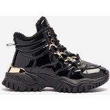 Resti Black women's sporty winter boots a'la trappers Mertika - Footwear | Shoptok.si