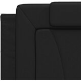  Okvir za krevet s uzglavljem crni 200x200 cm od umjetne kože | shoptok.hr