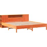  s regalom za knjige bez madraca 200x200 cm od borovine | shoptok.hr