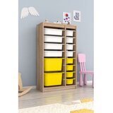 Hanah home višenamenska polica montana xs 2D4N8U sonomo white yellow Cene