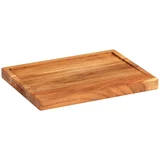 vidaXL Deska za rezanje 43x32x3,5 cm trden akacijev les