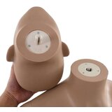  Seksi ženska lutka za izlog sa staklenim postoljem bež 180 cm | shoptok.hr