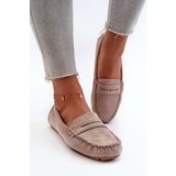 Boto Women's Beige Faux Suede Loafers Rerceria | Shoptok.si