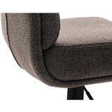 Dieter Knoll BARSKI STOL, črna, barve kapučina | Shoptok.si