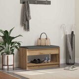  Klupa za cipele s jastučićem Hrast artisan 83 x 38 x 45 cm | shoptok.hr