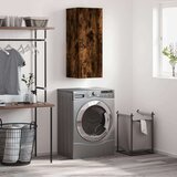vidaXL Zidni ormarić boja dimljenog hrasta 34 5 x 34 x 90 cm | shoptok.hr