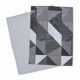 Catherine Lansfield Bombažne kuhinjske krpe v kompletu 2 ks 50x70 cm Larsson Geo – Cene