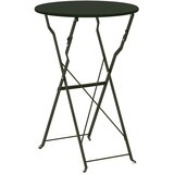 Bistro Stol Tamnozelena Ø 50 x 71 cm Čelik s prahom | shoptok.hr