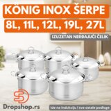 König Šerpa inox sa poklopcem 19L | Eponuda.com
