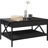  Stolić za kavu s beskonačnim LED svjetlima crni 70x50x38 cm | shoptok.hr