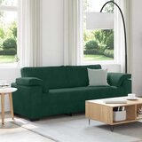  Trosjed Tamnozeleni 220x77x82 cm Baršun | shoptok.hr