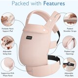 Momcozy otroški nosilni Air Mesh roza BC001-PK12NB-A | Shoptok.si