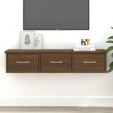 vidaXL Stenska omarica rjavi hrast 88x26x18,5 cm konstruiran les Cene