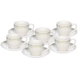 Tognana Set skodelica za črno kavo s podstavkom Astrid 80ml / 6 kos / porcelan, (20825657) | Shoptok.si