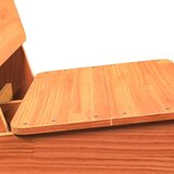  Vrtne stolice 2 kom voštano smeđe 60x64x70,5 cm borovine | shoptok.hr