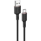 Acefast kabel USB A na Type C 3A C2-04 silikonski 120 cm crni | shoptok.hr