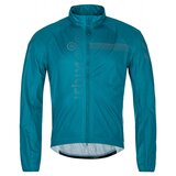 Kilpi RAINAR-M TURQUOISE men's cycling waterproof jacket | shoptok.hr