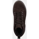 Moon Boot Snežke iz semiša MB MEZZALUNA LACE UP MID SUEDE rjava barva, 80D2500030 M010 | Shoptok.si