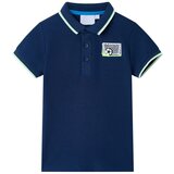 vidaXL Otroška polo majica mornarsko modra 116 | Shoptok.si