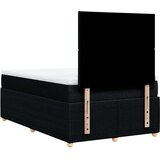 vidaXL Krevet box spring s madracem crni 120 x 190 cm od tkanine | shoptok.hr