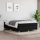  s oprugama i madracem crni 140x200 cm od tkanine | shoptok.hr