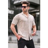 Madmext Shirt - Beige - Regular fit Cene