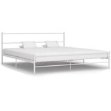  Okvir za krevet bijeli metalni 200 x 200 cm - Bijela 200 x 200 cm Cijene