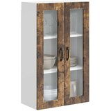  Zidni stakleni ormarić Dimljeni hrast 60 x 31 x 100 cm | shoptok.hr