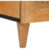 vidaXL Strani šal Svetlo rjava 33,5 x 80 x 75 cm | Shoptok.si