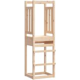 vidaXL Igralni stolp 53x46,5x169 cm trdna borovina Cene
