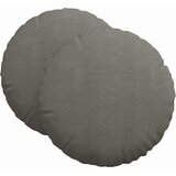  Jastučići za sjedenje 2 pcs Svijetlo siva Ø 80 cm | shoptok.hr