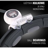 Hhm15 hula hoop crni magnetski s utegom + brojačem hms | shoptok.hr